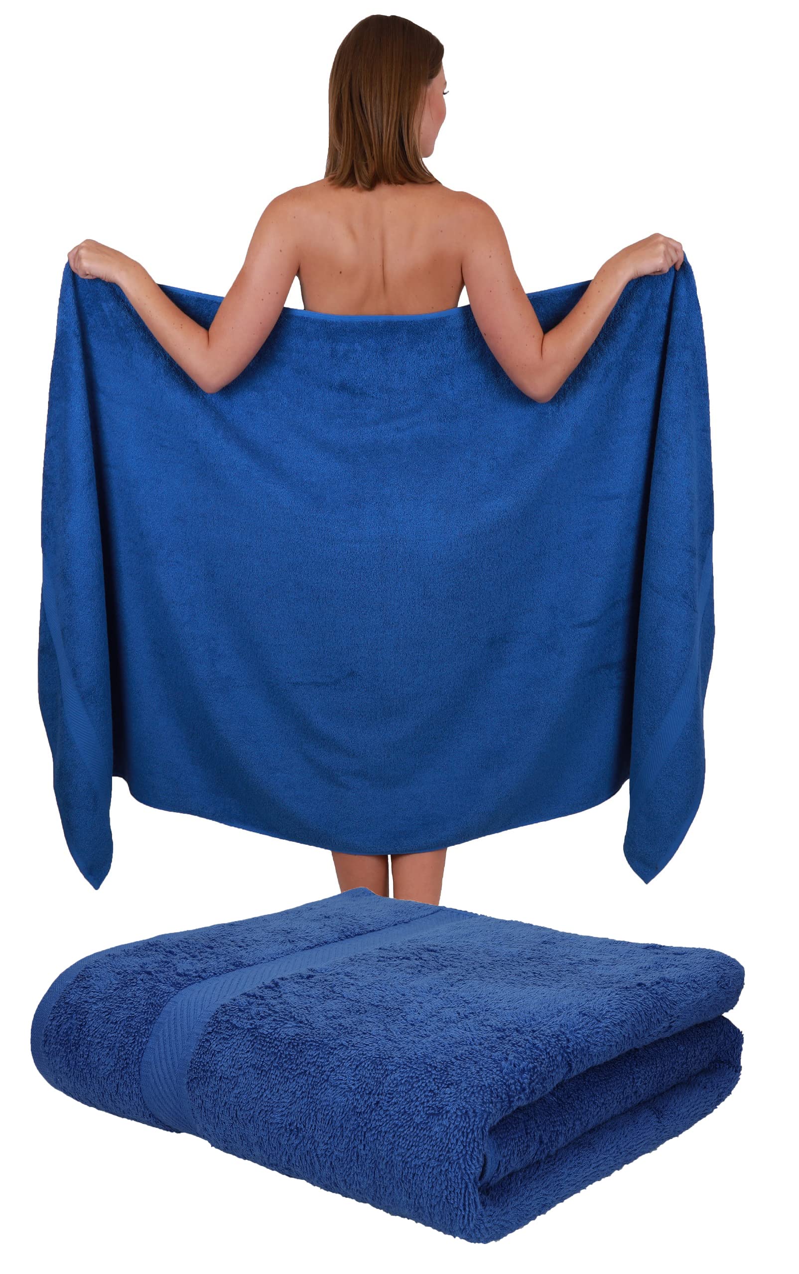 Telo Spessore Extra Morbido Set Asciugamani Da Bagno Di Lusso In Cotone Pettinato 500 GSM - 27"x54", Super Assorbente Set Asciugamani 500 GSM Vinco Loops - Foto 2