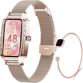 HQPCAHL Smart Watch for Women, Fitness Tracker 1.47'' Touch Screen with Heart Rate Sleep Monitor, Step Counter Activity Trackers IP67 Waterproof Smartwatch Ladies iOS Android