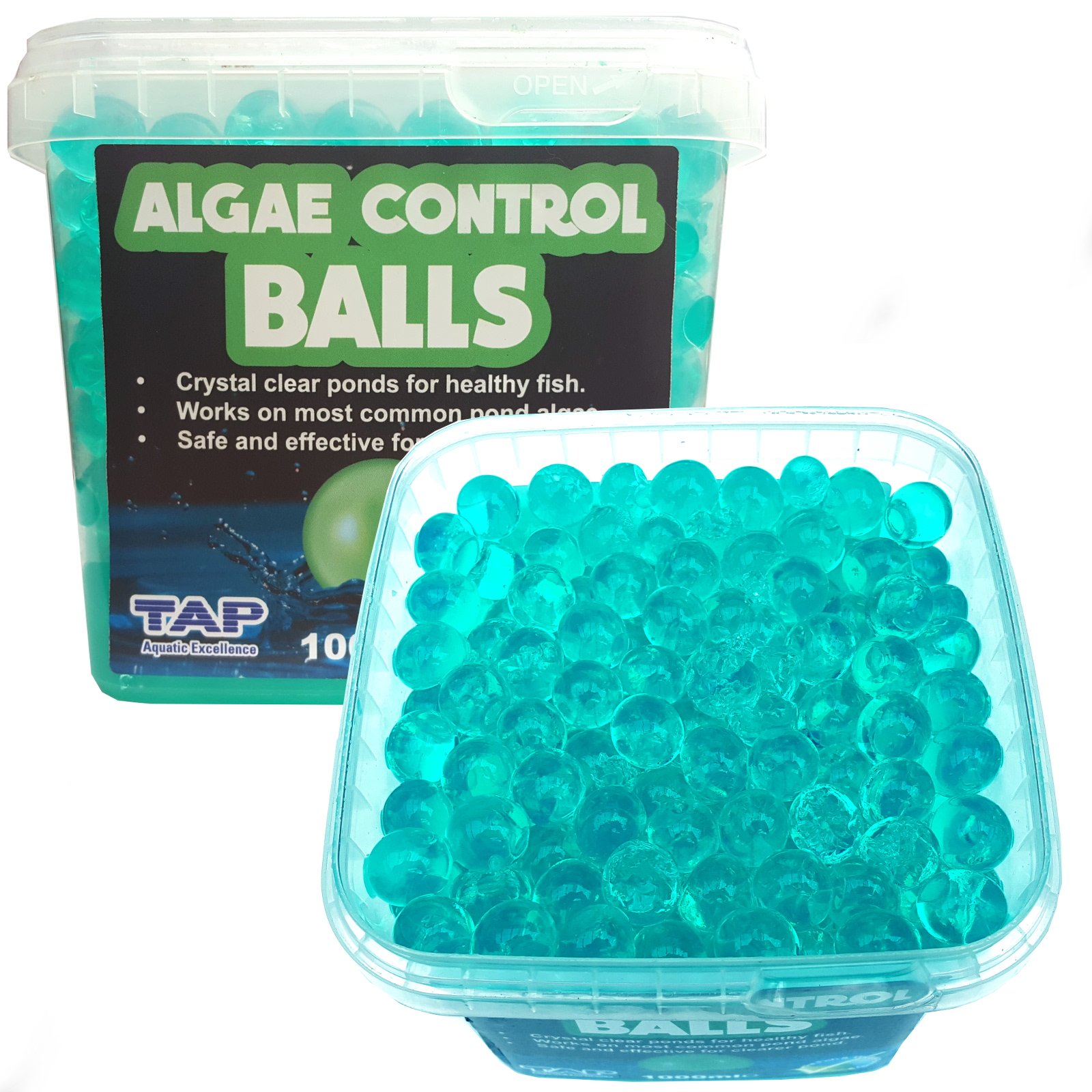 Pond Algae Control Balls - Crystal Clear Healthy Pond Water (500ml (treats 2250L))