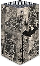 Head Case Designs Officially Licensed Batman DC Comics Collage Distressed Logos And Comic Book Vinyl Sticker Gaming Skin Decal Cover Compatible With Xbox Series X Console