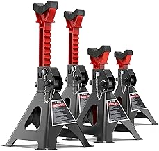 STIX Axle Stands JS-3T Trolley Stand Workshop Stands 3T Car Pack of 4