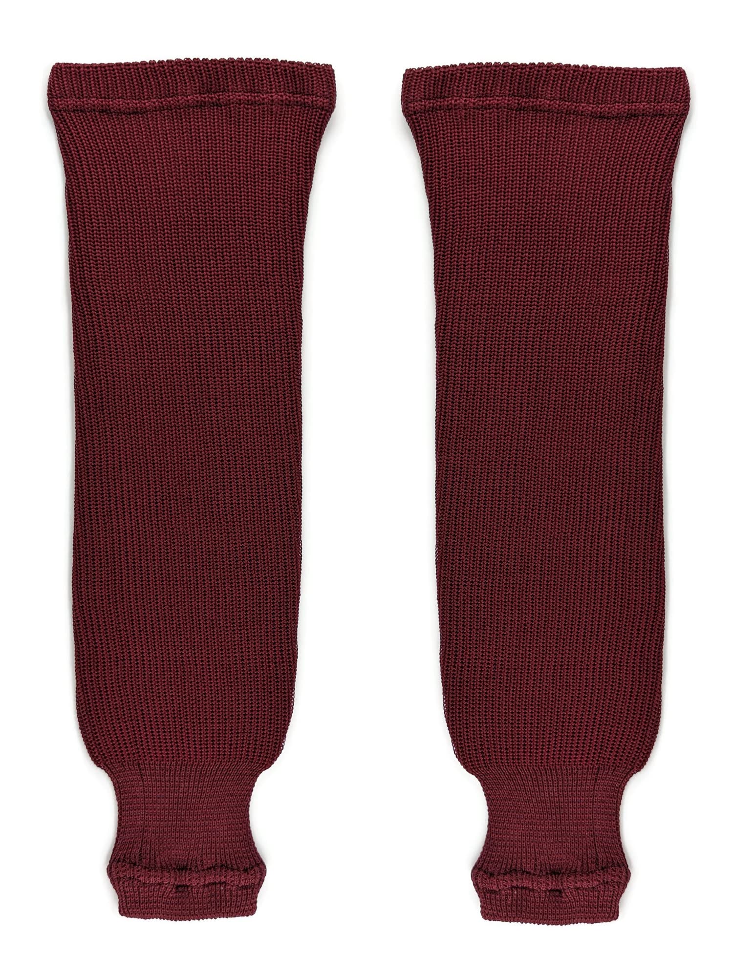PEAR SOX Pro Weight Solid Color Knit Hockey Socks - Youth and Adult Sizes, Thick and Durable
