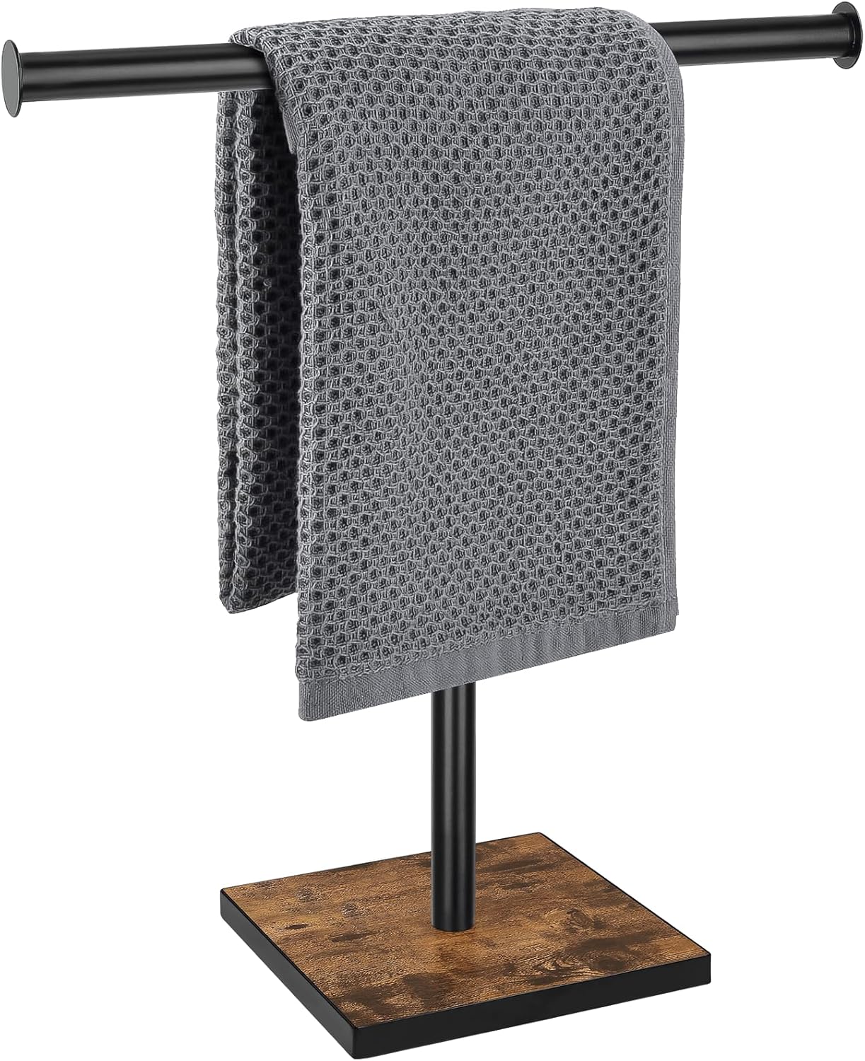 BCOZLUX Hand Towel Holder Stand, Bathroom Hand Towel Rack with Weighted
