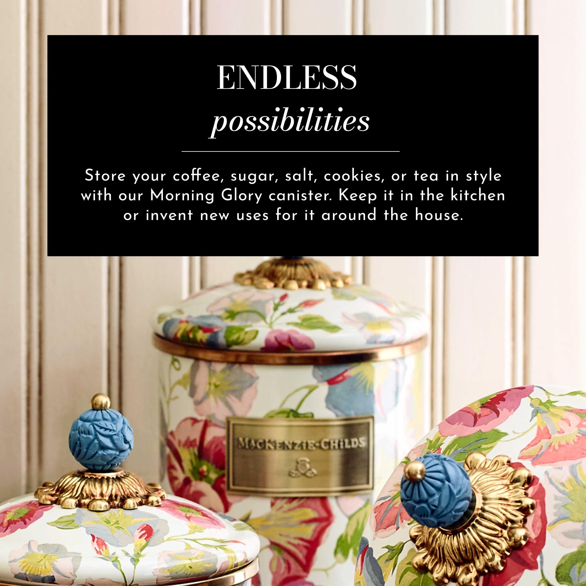 Amazon | mackenzie-childsハンドペイントエナメルLids Morning