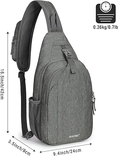 Miniatura 2 de G4Free Sling Bag RFID Bloqueo Sling Mochila+Bolso bandolera ligero