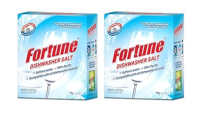 Fortune Dishwasher Active Salt Powder- 1 kg (Pack of 2)