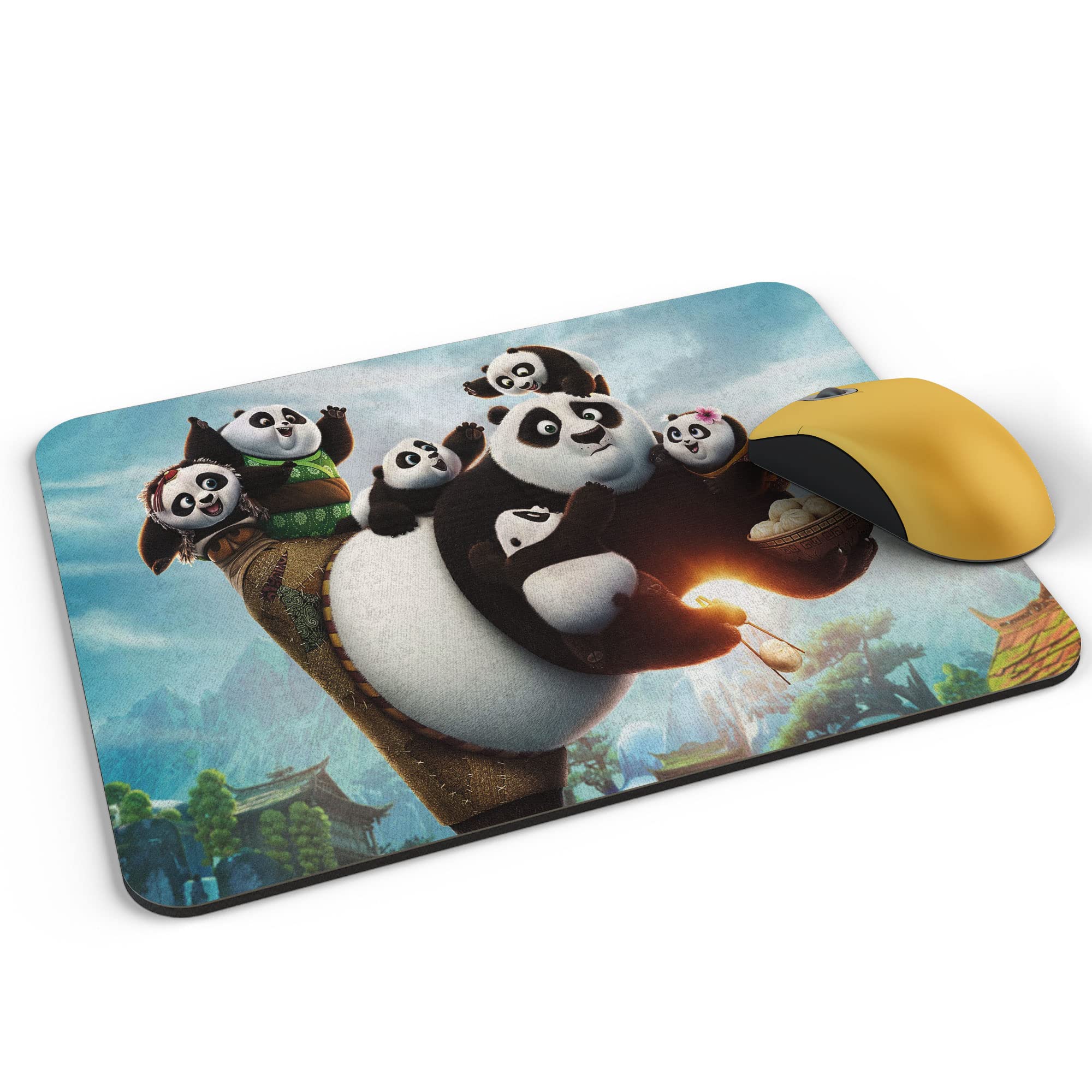Shloka Kung_fu_Panda_3 Mouse Pad for Laptop/Computer