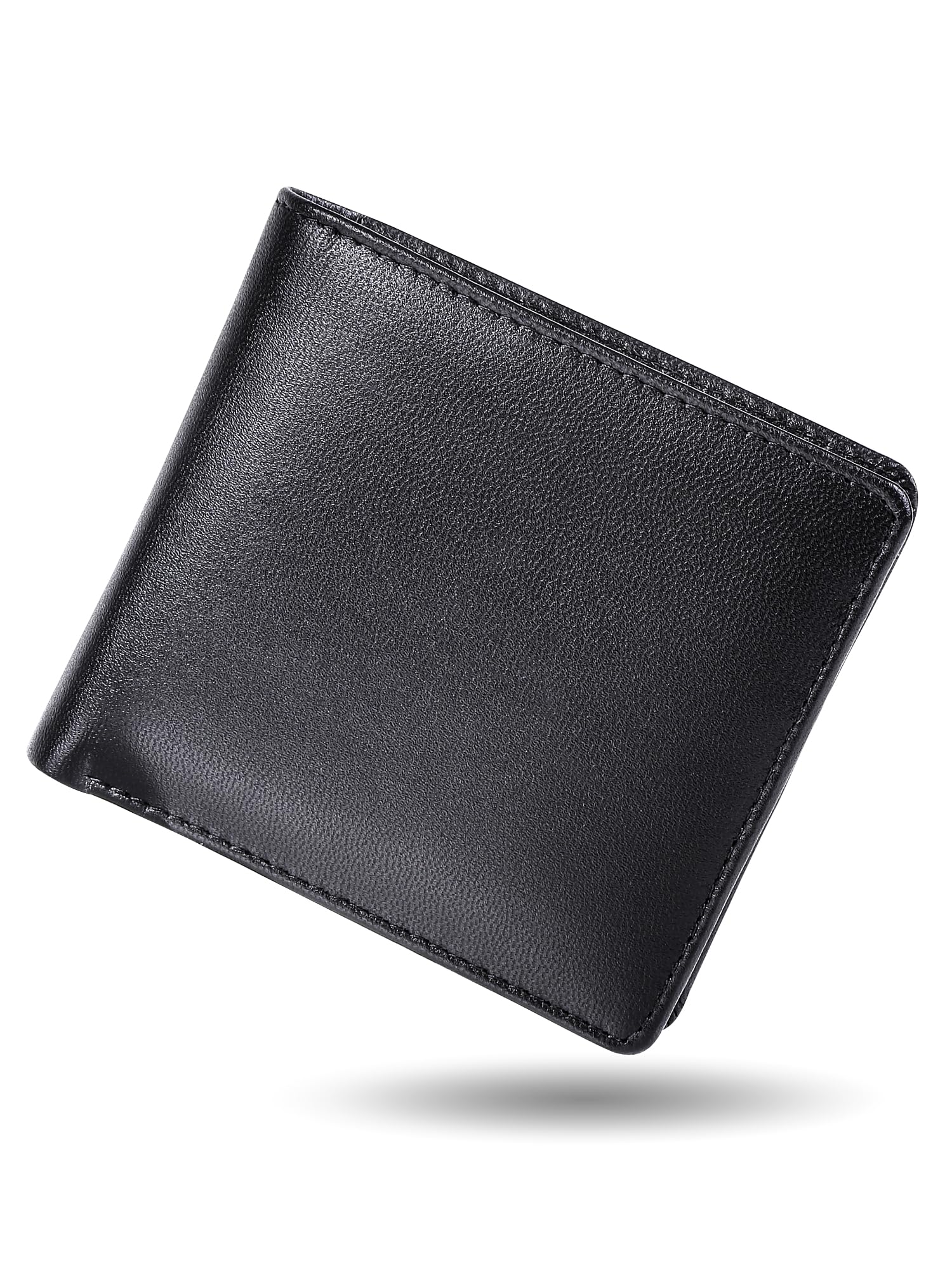 Amazon | [ムラ] 二つ折り財布 財布 メンズ 本革 二つ折り 軽い