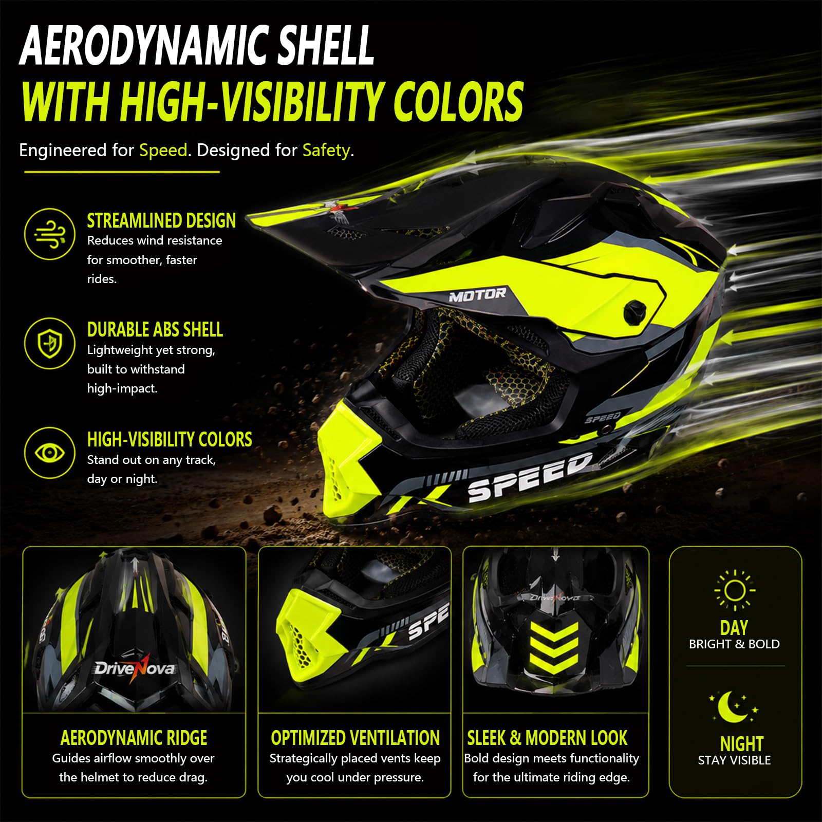 Motocross MTB kask pełnotwarzowy | Motocykl