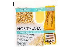 Nostalgia KPP424 4-Ounce Premium Movie Theater Popcorn Kernels