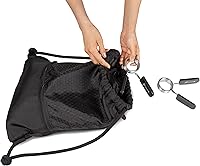 Vista 5 de ProsourceFit - Collar de clip de resorte olímpico para mancuerna de 2 pulgadas, par con asas de agarre fácil para levantamiento de pesas