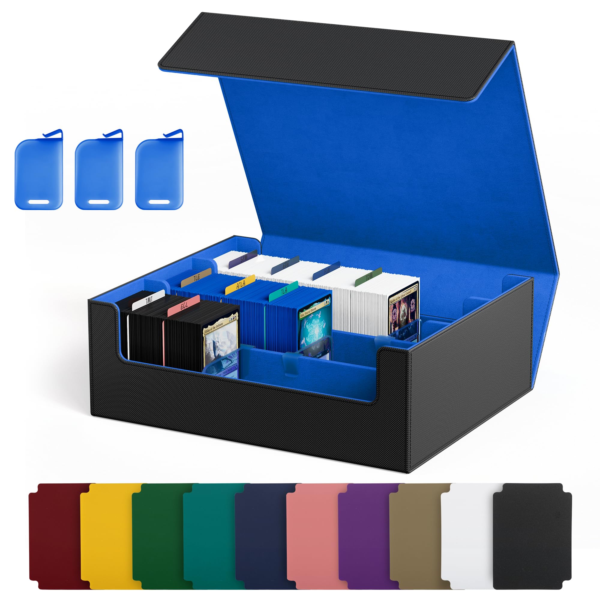 Amazon.com: UAONO Trading Card Storage Box, Holds 1800 Sleeved