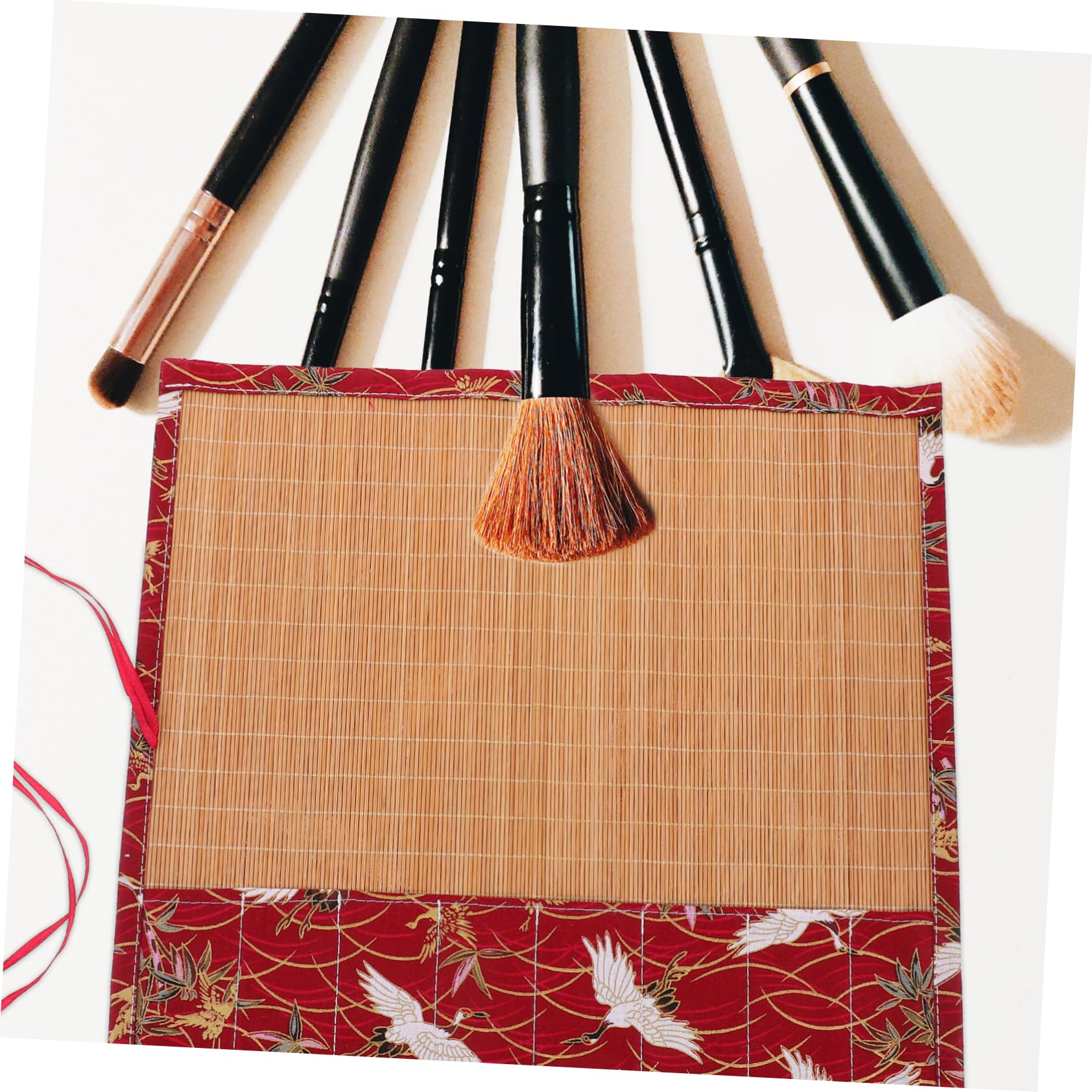 Housoutil 3 Stück Strickwerkzeug Aufbewahrungstasche Faltbare Rolltasche für Häkelnadeln und Strickzeug Praktisch und Leicht für DIY Projekte und Bastelarbeiten