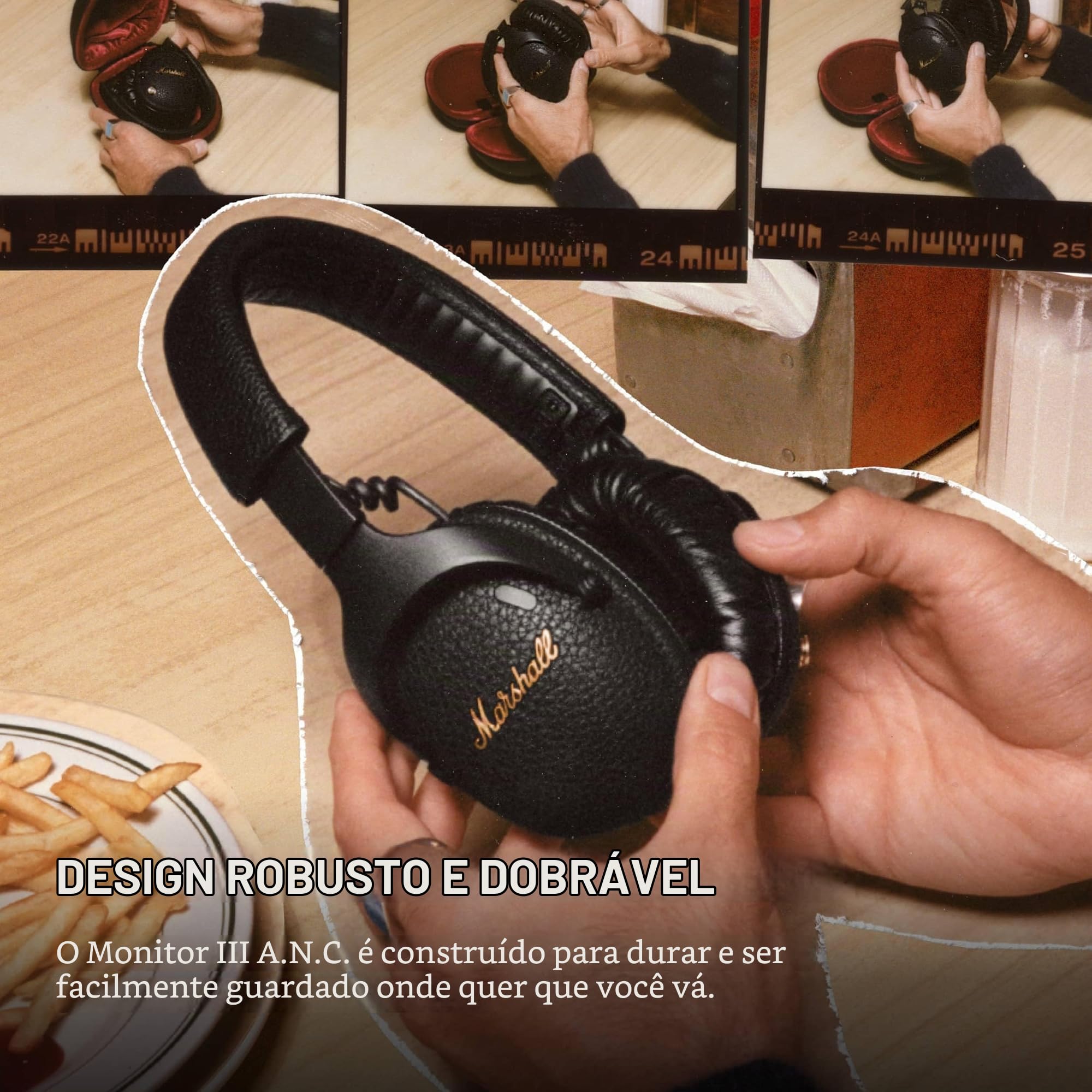Marshall Monitor III ANC Over Ear Bluetooth Headphones - Black