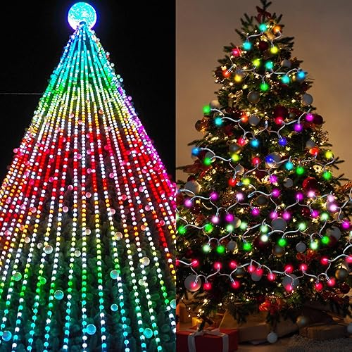 Miniatura 5 de Baquler WS2811 - Tira de luces LED RGB de 0.472 in, 1000 unidades de luces digitales difusas, impermeables, direccionables individualmente, módulo