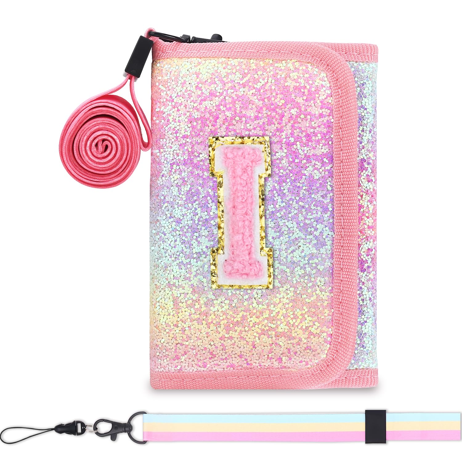 Luchike kids wallet for Little Girls - Girls wallet with Coin Pocket,Toddler Wallet for Girls with Magic Sticker,Teen Girl Wallet for Gifts I, Pink