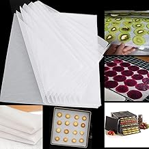 8 PCS Food Fruit Dryer, Pack of 8 Silicone Dehydrator Sheets for Food Fruit Dryer, Non Stick Food Dehydrator Sheets Baking Mats(29 * 37cm/11.4 * 14.5inch)