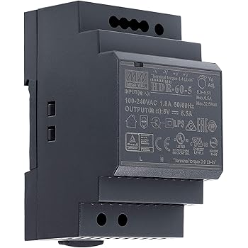 5 VDC | 6,5 A | 32,5Watt | Mean Well HDR-60-5 Hutschienen-Netzteil DIN-Rail