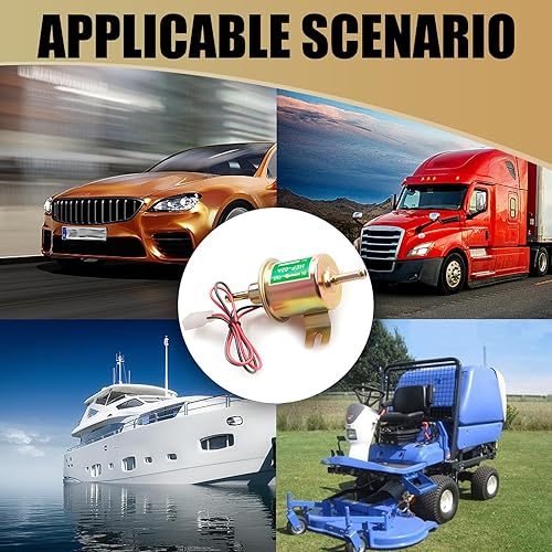 Miniatura 5 de ZBGUN 1 bomba de combustible automotriz, bomba de transferencia de suministro de combustible de pistón de baja presión de 12 V, piezas de repuesto