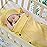 XMWEALTHY Newborn Baby Wrap Swaddle Blanket Knit Sleeping Bag Receiving Blankets Stroller Wrap for Baby (Turmeric) (0-6 Month)
