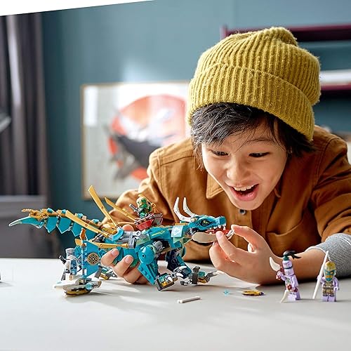 Miniatura 3 de LEGO NINJAGO Jungle Dragon 71746 Kit de construcción; juego ninja con juguete de dragón posable y NINJAGO Lloyd y Zane; juguete genial para niños