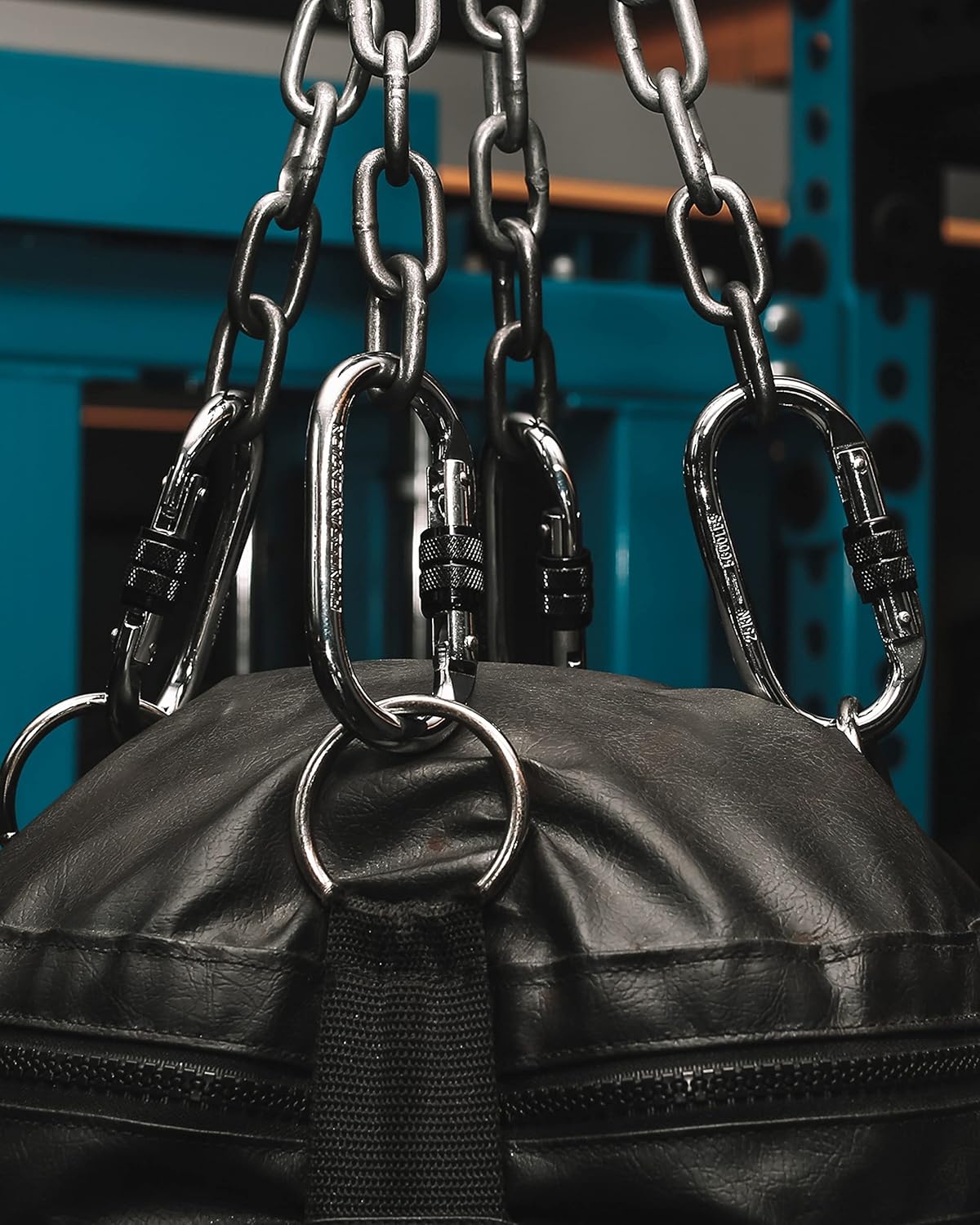 Heavy Duty - 4.3 Inch Locking Carabiner Clip, Large & Extra Large Sizes, Steel Oval Carabiner, Hammock Hooks - Image 3