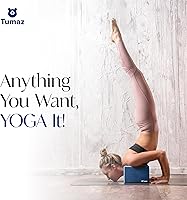 Vista 8 de Tumaz Non-Slip Yoga Blocks 2-Pack - High Density/Lightweight EVA Foam & Natural Cork for Stability, Premium Set with E-Book Included
