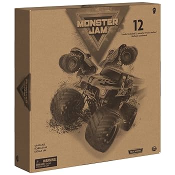 Monster Jam モンスター ジャム 公式 クラシック 12台 セット Amazon.com: Monster Jam, Official 12-Pack of 1:64 Scale Die