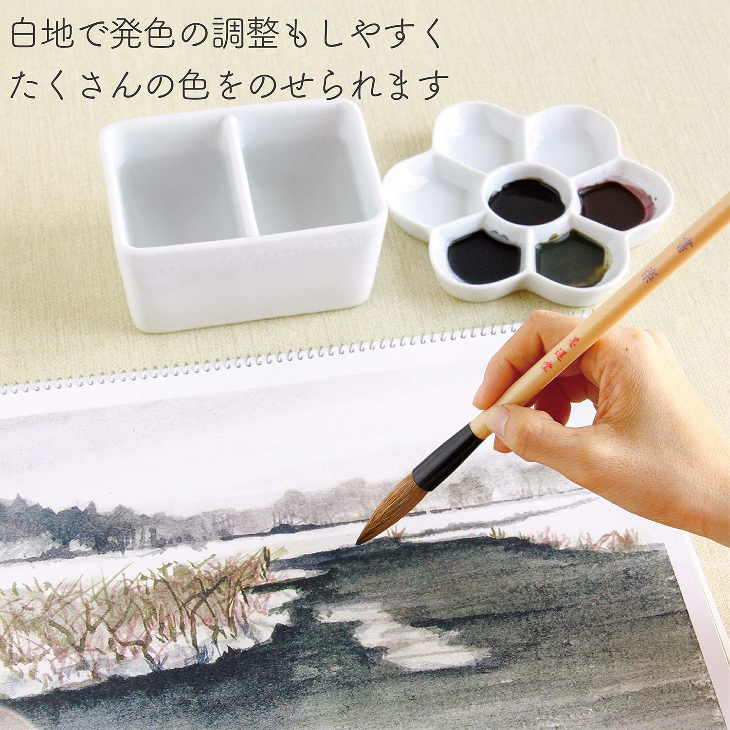 Amazon.com: Sumiundo 26516 Ceramic Plum Plate, 5.9 inches (15 cm