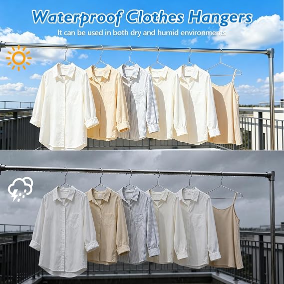 100 Pack Wire Hangers,Metal Hangers Bulk for Clothes
