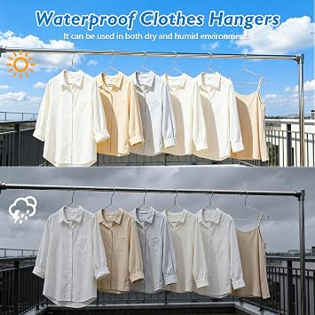 100 Pack Wire Hangers,Metal Hangers Bulk for Clothes