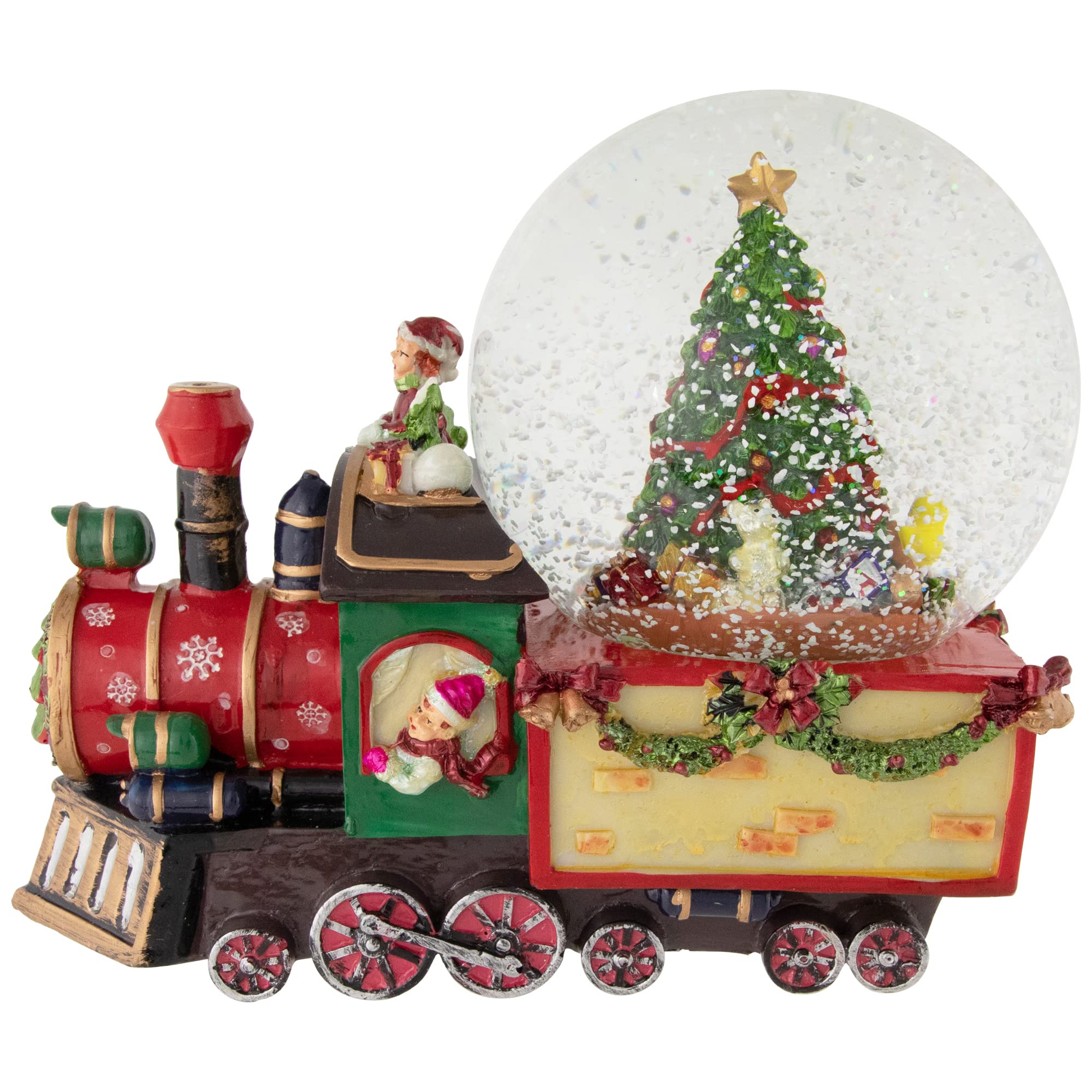 Northlight Children Christmas Train Musical Snow Globe, 8