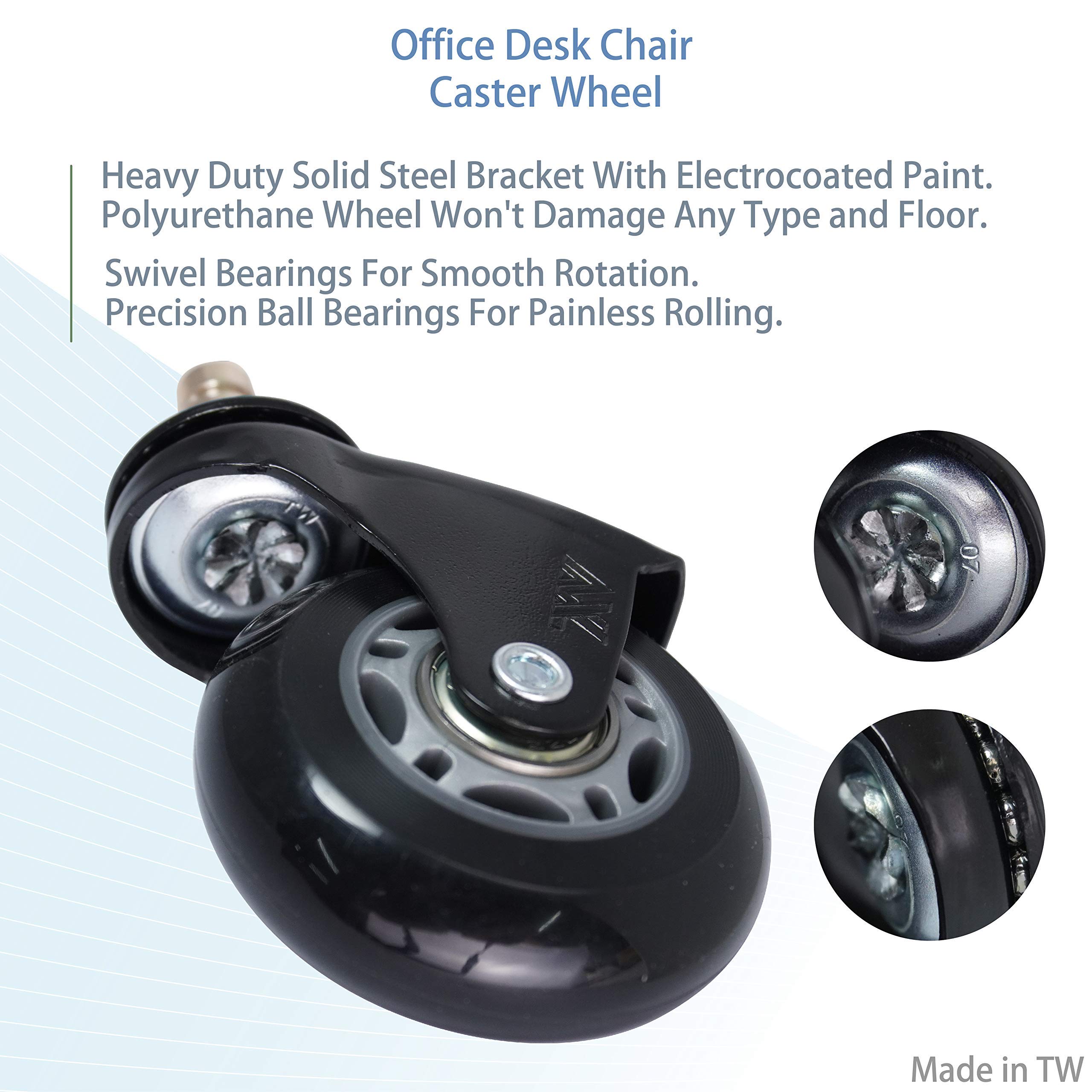 Buy 2.5 inch IKEA Office Chair Caster Wheel Replacement for Roller