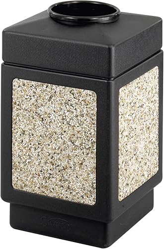 Safco Products Canmeleon Panel agregado para exterioresinteriores 9471NC paneles de piedra natural capacidad de 38 galones Safco Products Canmeleon Panel agregado para exterioresinteriores 9471NC paneles de piedra natural capacidad de 38 galones