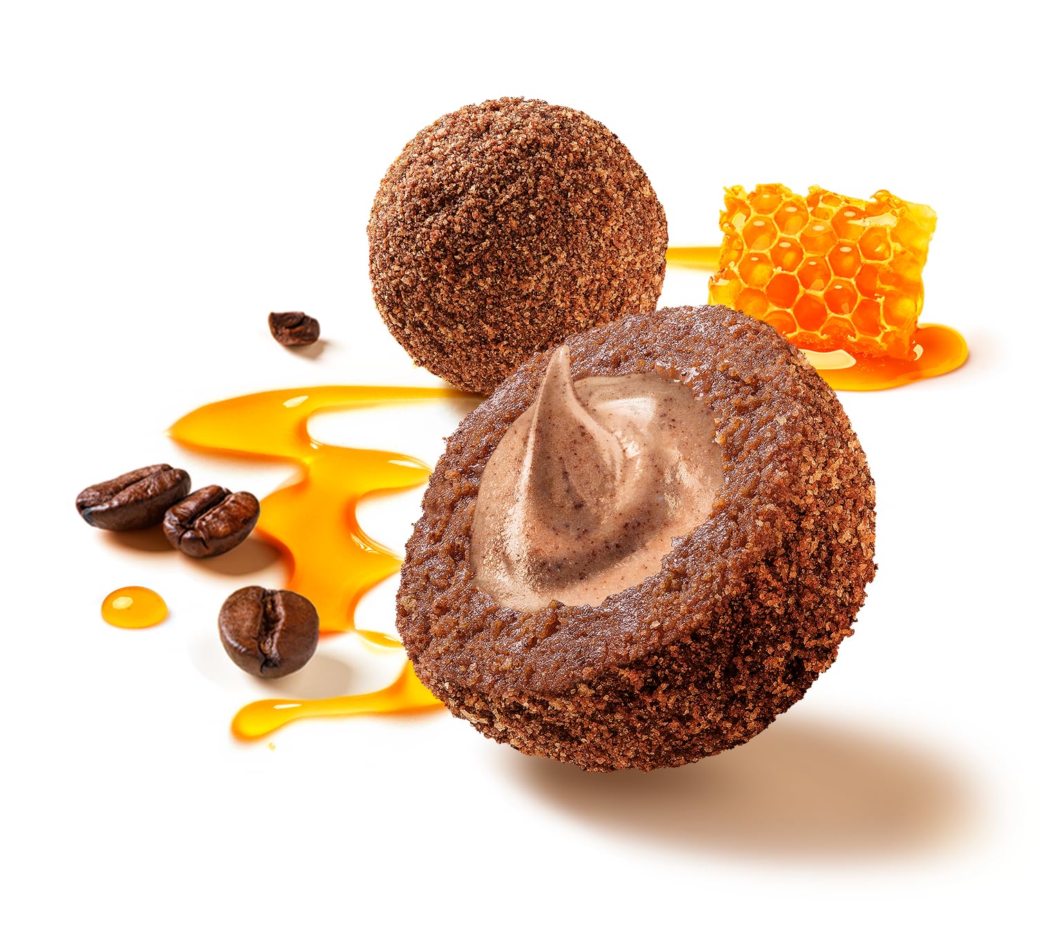 MARLENKA® Honigkugeln Geschenk Mix Pack | Honey Nuggets | Gebäckkugeln mit Honig | 4 x 10 Bälle | 4 x 235g | Süßigkeiten Großpackung | Lange Haltbarkeit - Ablaufdatum von mindestens 6 Wochen