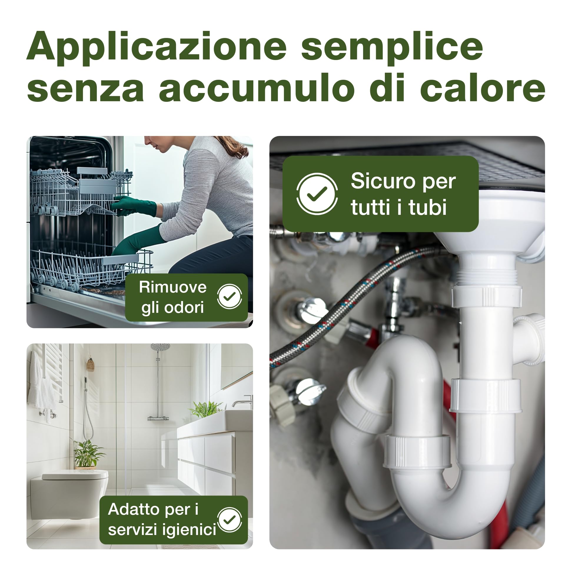 Bio-Chem – Disgorgante professionale per scarichi liquido 2L contro capelli e residui, efficace anche con acqua stagnante, formula concentrata fino a 20 utilizzi