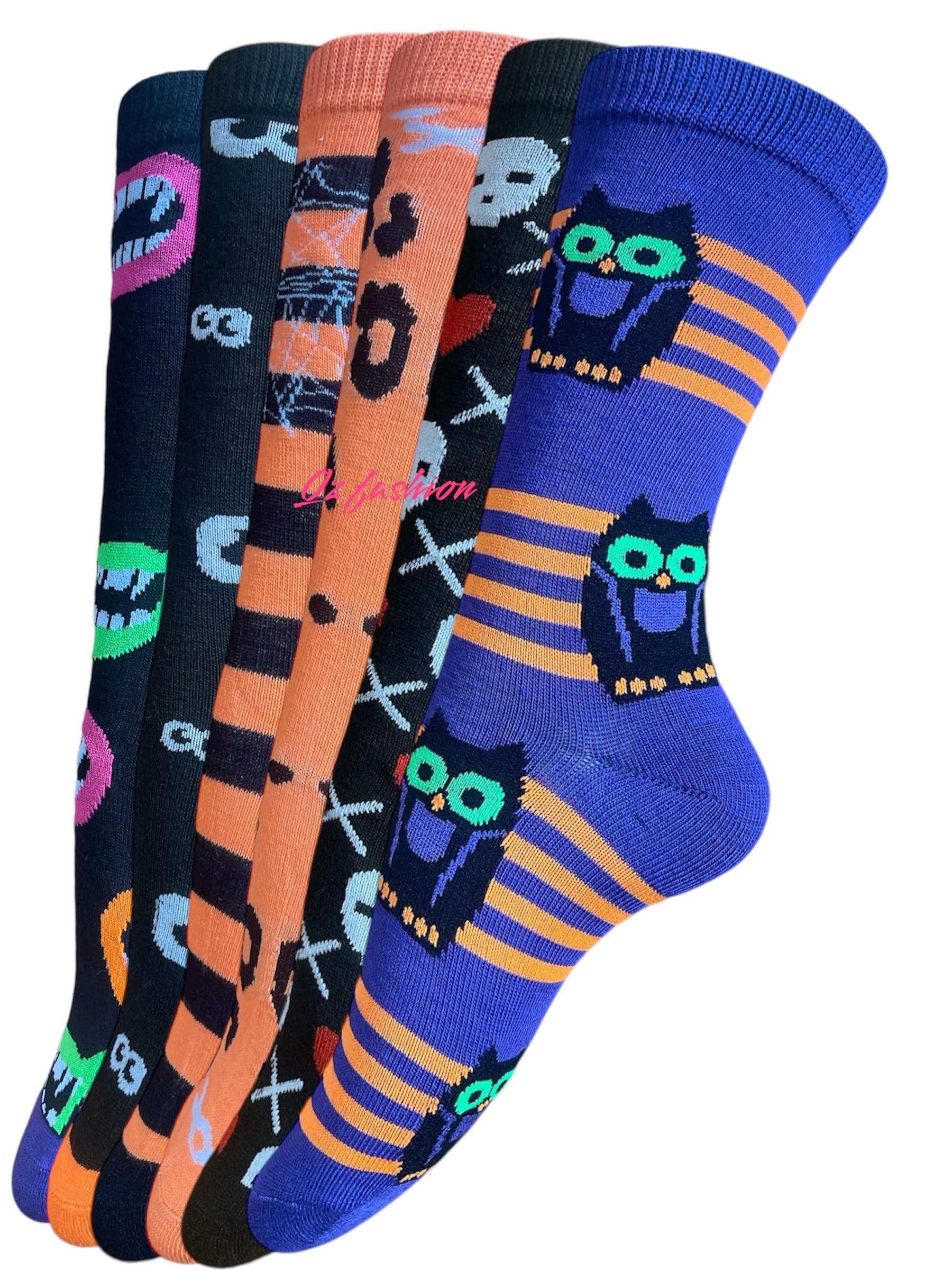 Lot De 6 Paires De Chaussettes Socquettes Fille Imprimées Les P'tites