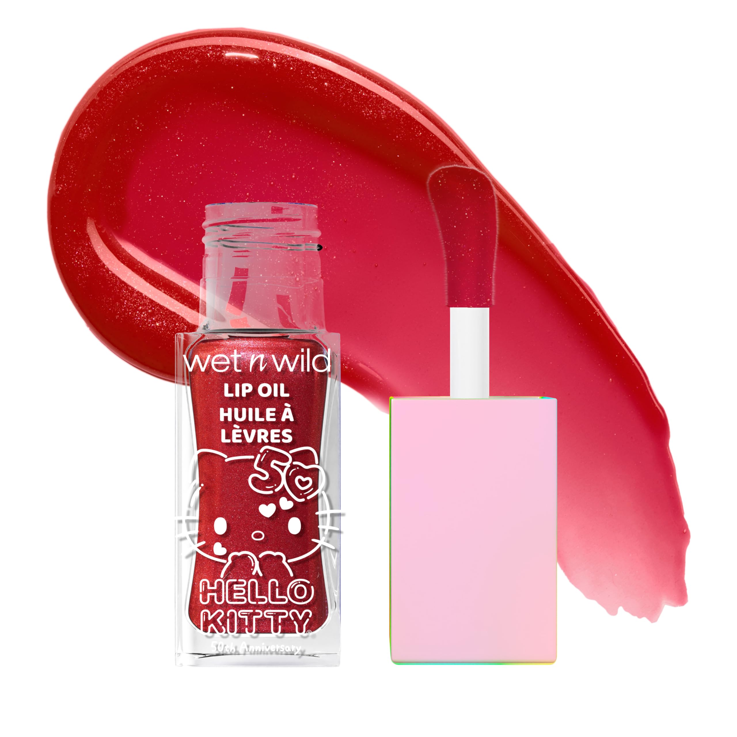 Amazon.com : wet n wild Hello Kitty Glitter Lip Oil, New 10 Oil