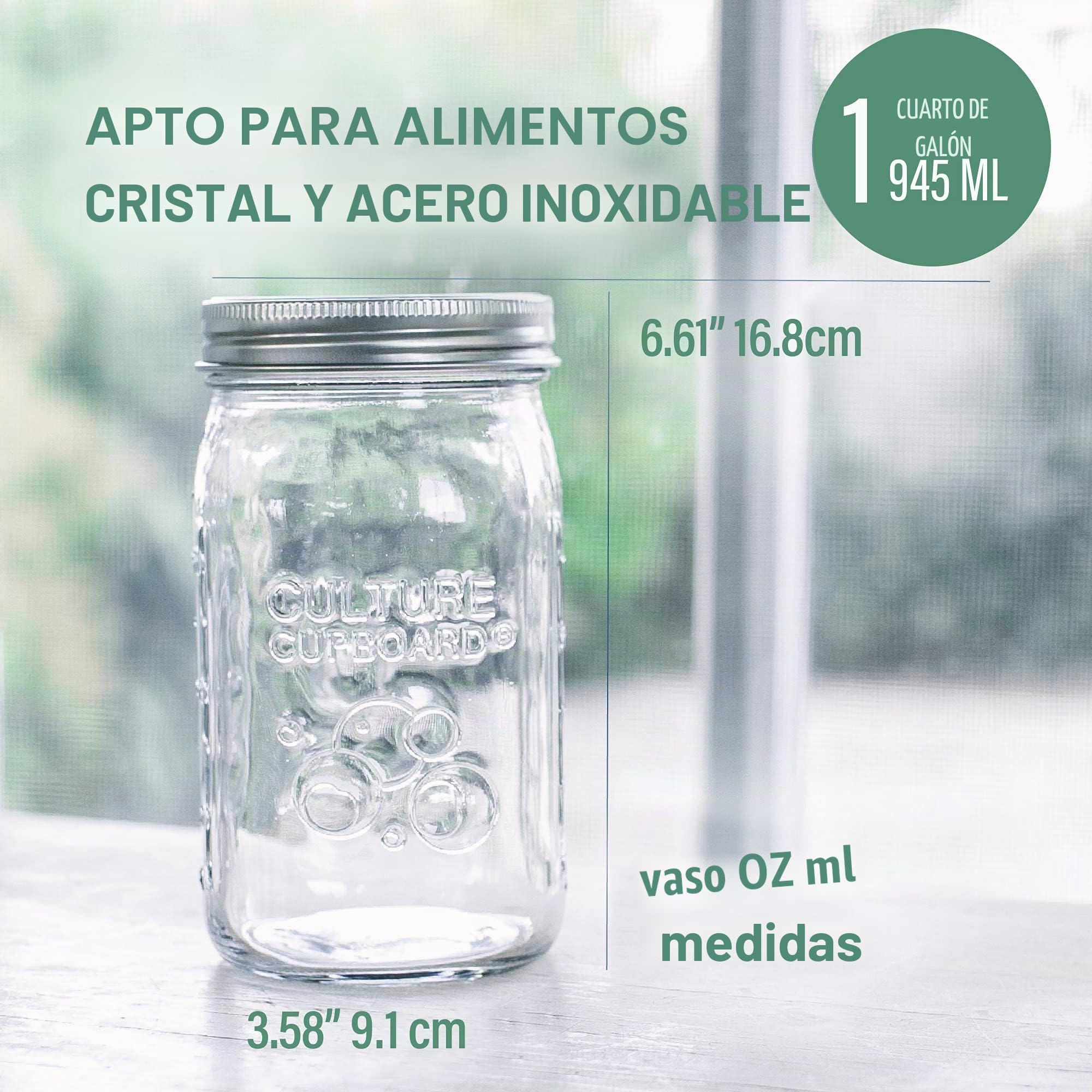 Fabricante de yogur de acero inoxidable con frasco de vidrio de 1 cuarto y libro de recetas completo para hacer más de 12 productos lácteos caseros y yogurts de leche