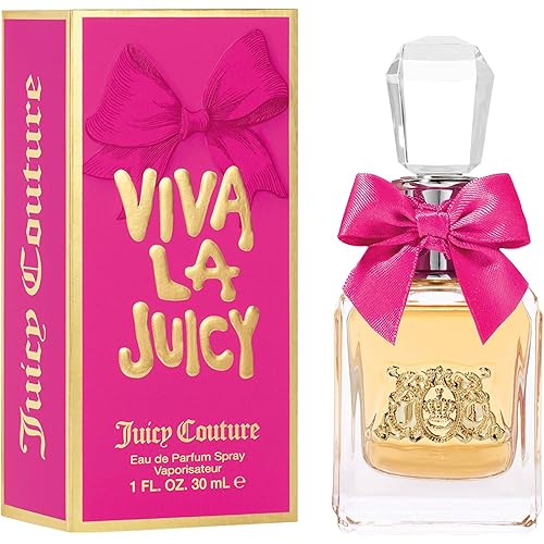 Juicy Couture Viva La Juicy Eau De Parfum, Women's Perfume with Notes of Mandarin, Gardenia & Caramel, Floral & Sweet, EDP Spray