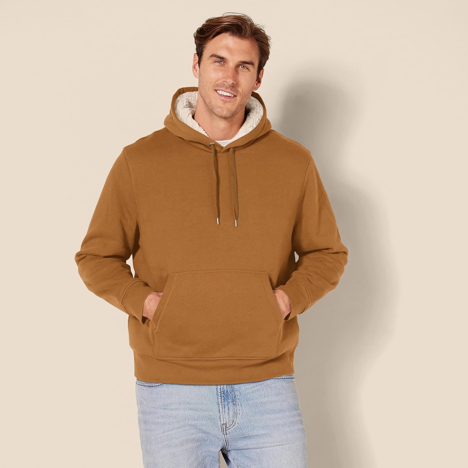 Amazon Essentials Men's Hoodies, Sherpa-Lined Pullover - Image 6