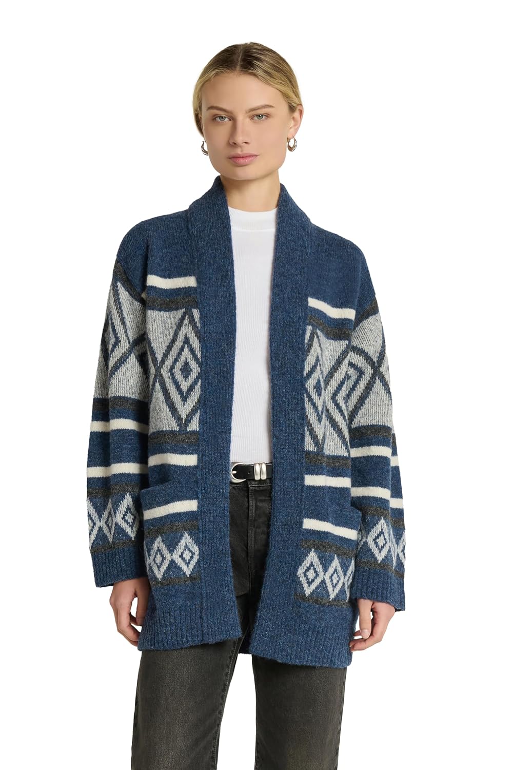 Nation LTD Womens Franklyn Fair Isle Cardigan
