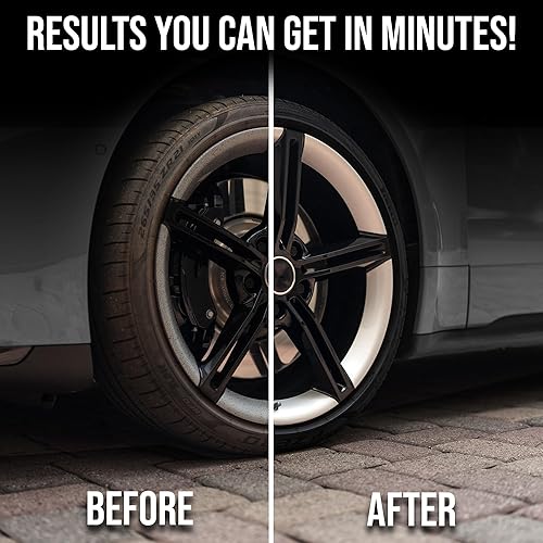 Miniatura 3 de Rev Auto Kit completo de limpiador de ruedas y neumáticos, elimina el polvo de los frenos y añade brillo a los neumáticos, seguro para OEM y mercado