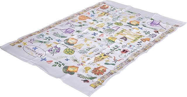 Samuel Lamont Herb Garden Cotton Tea Towel