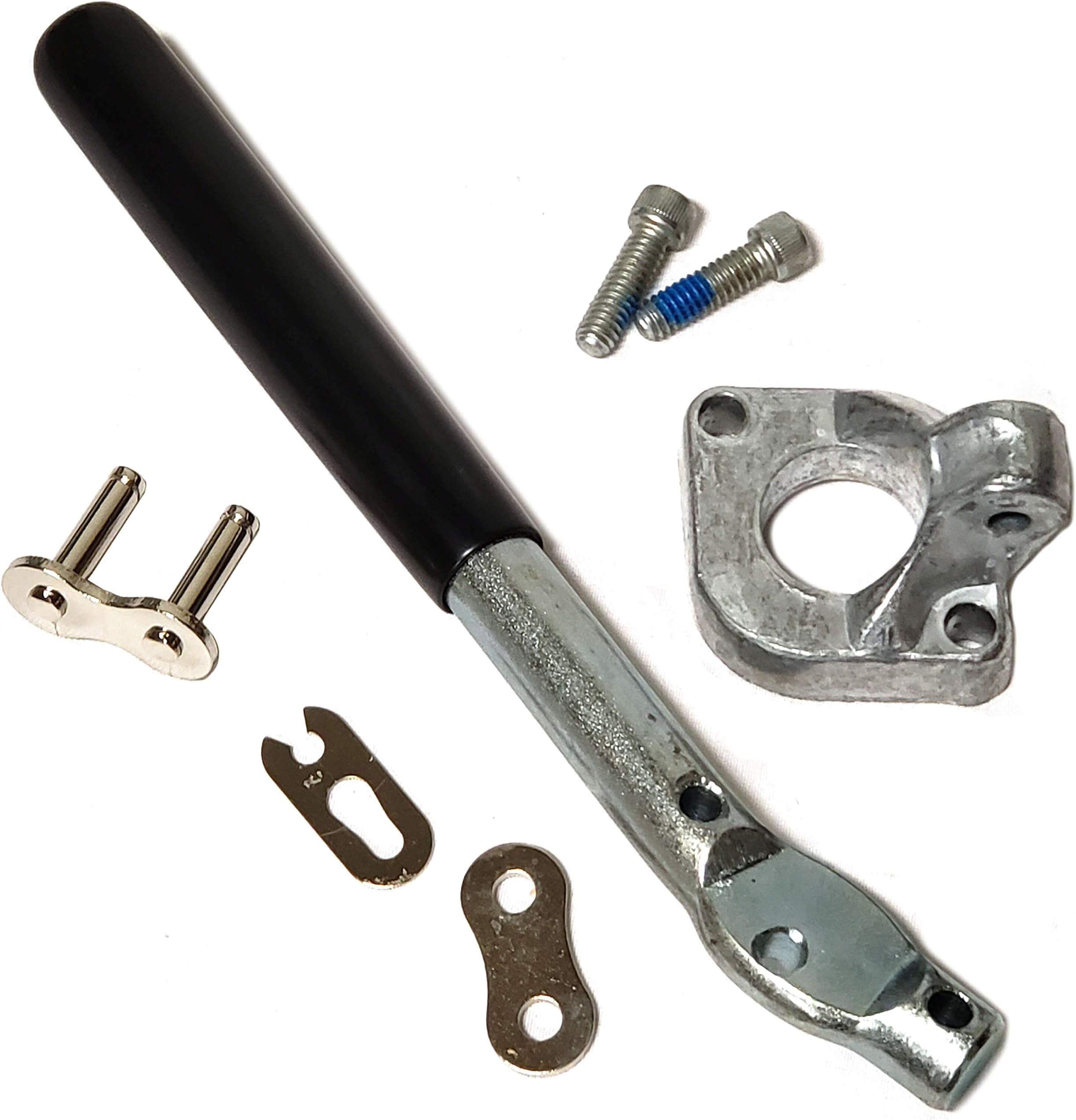 RuggedMade Energy Hydraulic Log Splitter Valve Lever Handle, Mounting Bracket and Chain Assembly