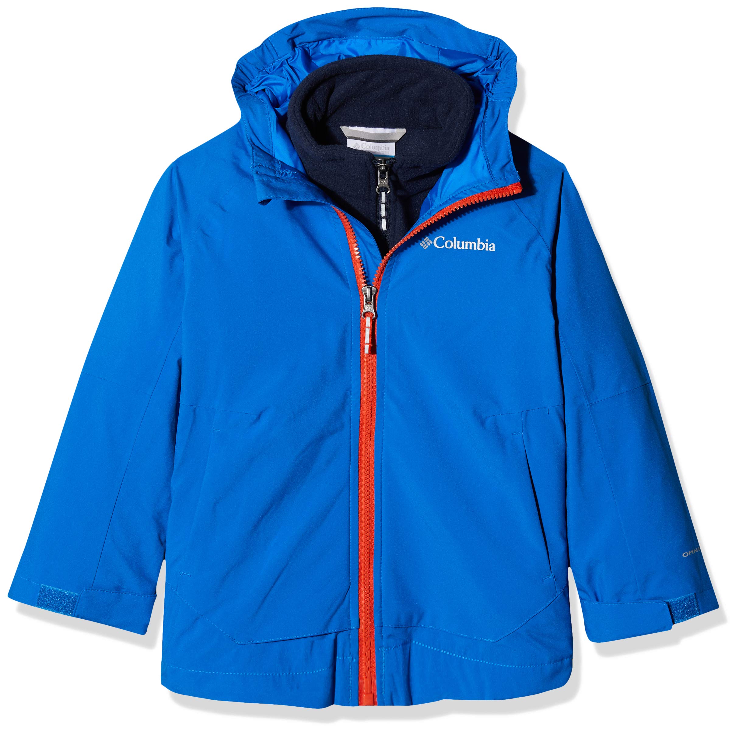 Columbia Kinder Stretch Jacke Mit Entnehmbarem Futter Tolt Track, Super Blue, XS, 1863662
