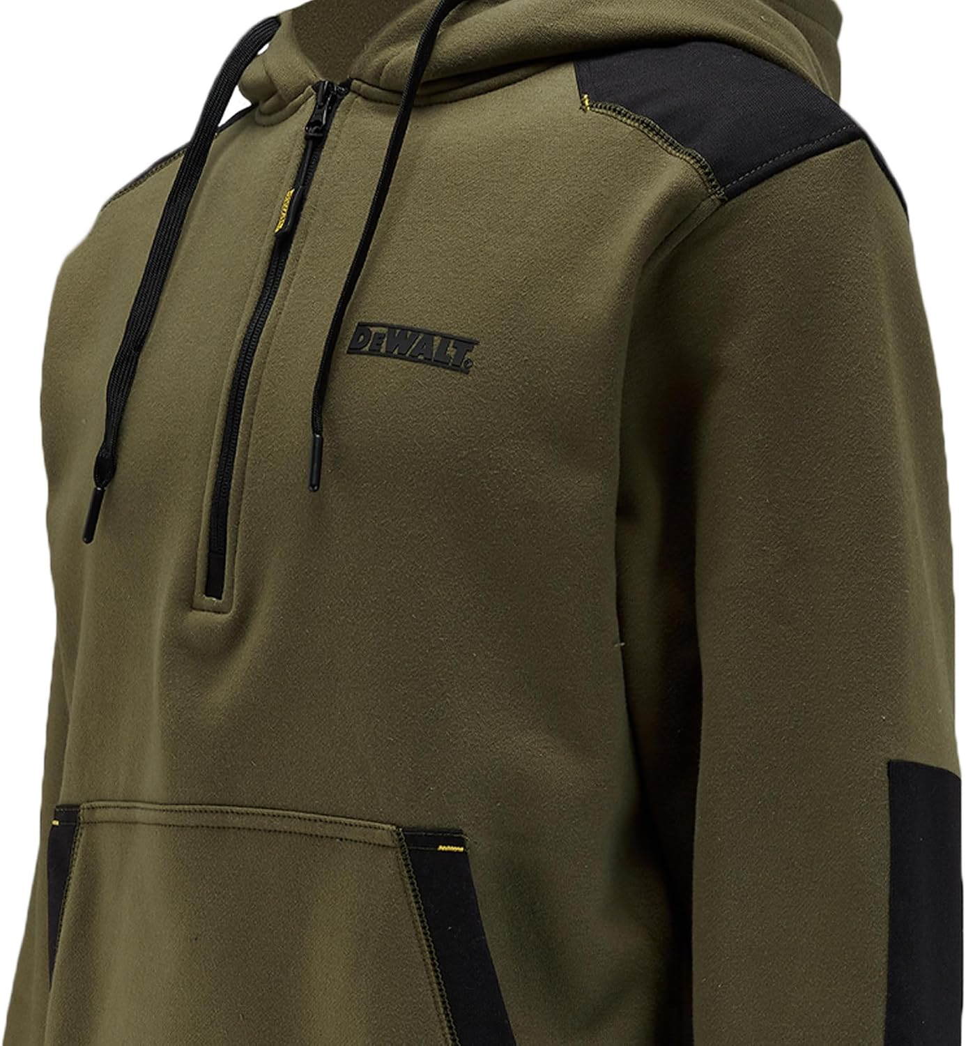 DEWALT Tough Hoodie, Cottonpoly and Cordura Reinforced, Work Hooded Sweatshirt