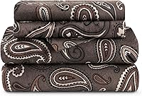 Vista 35 de Juego de sábanas de algodón con franela superior, franela, King