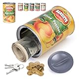 BarGifts Hidden Safe Fake Can with Hidden Compartment, Hidden Storage Keep Your Valuables Safe Like Money, Keys, and Jewelry- Peach