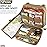 WYNEX Tactical Large Admin Pouch of Double Layer Design, Molle EDC EMT Utility Pouch with Map Sleeve Modular Tool Pouch Large Capacity Flag Patch Included-9.5 inch L * 7.5 inch H * 3.2 inch W.